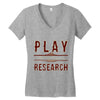 play Women's V-Neck T-Shirt