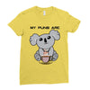 my puns are Ladies Fitted T-Shirt