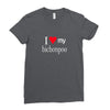 i love my bichonpoo Ladies Fitted T-Shirt