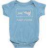 fast food funny Baby Onesie