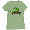 plants vs Ladies Fitted T-Shirt