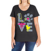 love teal best trending Ladies Curvy T-Shirt