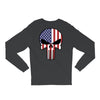 skull u.s.a. back Long Sleeve Shirts