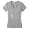 Electrical Plug &amp; Light Bulb Couples Design Women's V-Neck T-Shirt