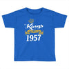 kings are born in 1957 Toddler T-shirt