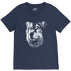round neck dog wolf V-Neck Tee