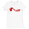 rolling into battle Ladies Fitted T-Shirt