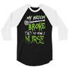 halloween nurses 3/4 Sleeve Shirt