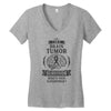 I am a Brain Tumor Survivor - What's Your Superpower? Women's V-Neck T-Shirt