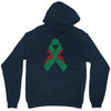 liver ribbon and rose Unisex Hoodie