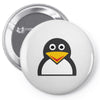 penguin face Pin-back button