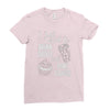 i just want to drink coffee &amp; bake things Ladies Fitted T-Shirt