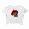 it the road, matt Crop Top