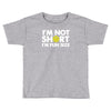 small tiny little shorty person gift tee Toddler T-shirt