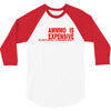 ammo expensive no warning shot funny nra rifle pistol shoot shooting t 3/4 Sleeve Shirt