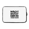 worlds greatest father i mean.. Laptop sleeve