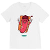 cool hotdog V-Neck Tee