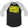 danger danger friend zone funny slogan 3/4 Sleeve Shirt