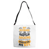 My Husband Is Super Awesome Adjustable Strap Totes