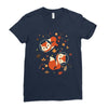 space fox Ladies Fitted T-Shirt