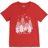 camp line V-Neck Tee