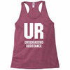 underground resistence Racerback Tank