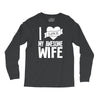 i love my awesome wife Long Sleeve Shirts