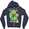 my boxer is my baby1 Zipper Hoodie