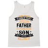 Super Cool Father Of A Freaking Awesome Son Tank Top