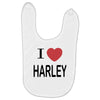 i love harley Baby Bibs
