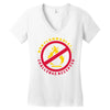 non flammable challenge accepted Women's V-Neck T-Shirt