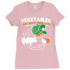 vegetables are what food eats Ladies Fitted T-Shirt