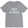 Save The Sharks V-Neck Tee