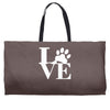 love paw sticker vinyl decal Weekender Totes