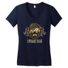 urbane bear Women's V-Neck T-Shirt