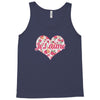 Jet'aime Flower Heart Tank Top