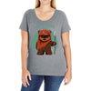 save ewoks Ladies Curvy T-Shirt
