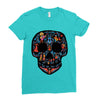 loco coco skul Ladies Fitted T-Shirt