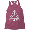mmxi roman numerals triangle Racerback Tank