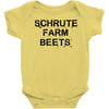 schrute farm beets Baby Bodysuit