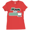 mum loading Ladies Fitted T-Shirt