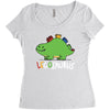 legosaurus Women's Triblend Scoop T-shirt