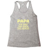 papa the man the myth the legend Racerback Tank