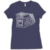 crate of records Ladies Fitted T-Shirt