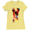jake paul x Ladies Fitted T-Shirt