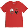 ice and fire V-Neck Tee