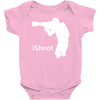ishoot   camera photographer trained shooting funny gun photo gift tee Baby Bodysuit