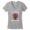 id rather be fighting the man Women's V-Neck T-Shirt