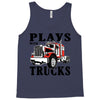 plays with trucks family matching Tank Top