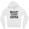 alcohol is a solution t shirt Zipper Hoodie